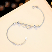 Love Hearts Silver Bracelet